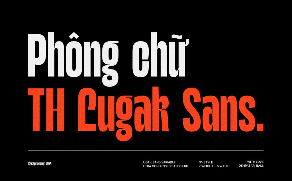 TH Lugak Sans - Font Chữ Công Nghệ Việt Hóa, Mạnh Mẽ & Hiện Đại